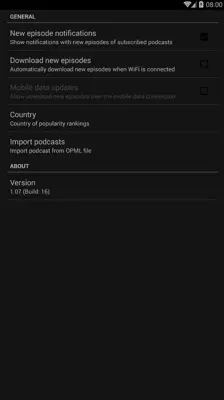 Podcast Go android App screenshot 4